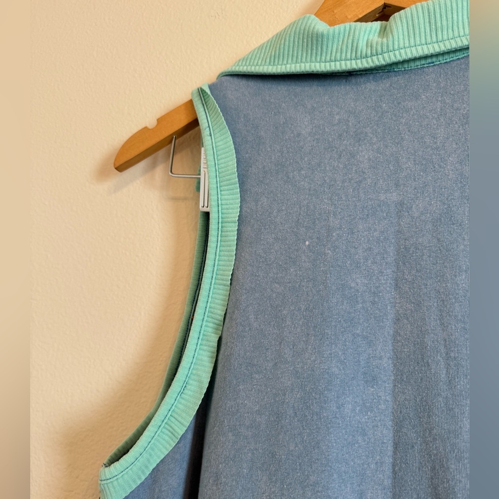 Oli & Hali Blue Washed Sleeveless Maxi Dress - Picture 14 of 16